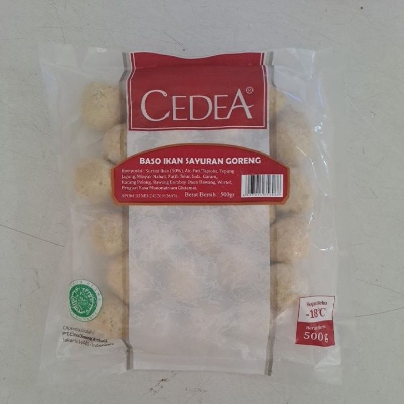 

Cedea Baso Ikan Sayuran Goreng 500gr