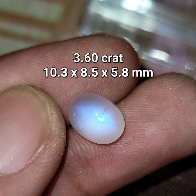 Natural biduri bulan ceylon air laut srilanka moonstone