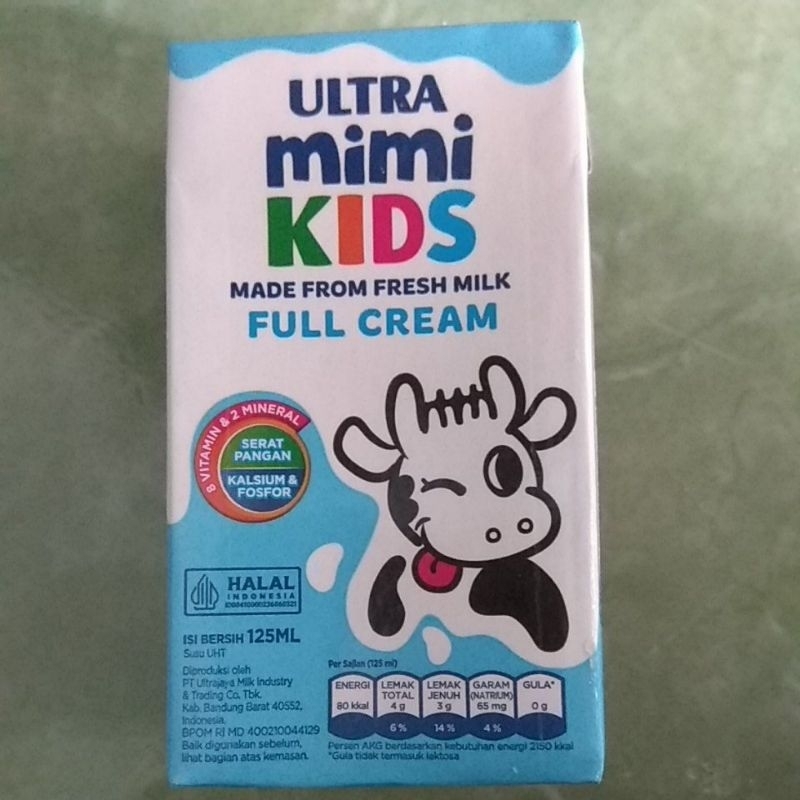 

ULTRA mimi/susu full cream 125ml