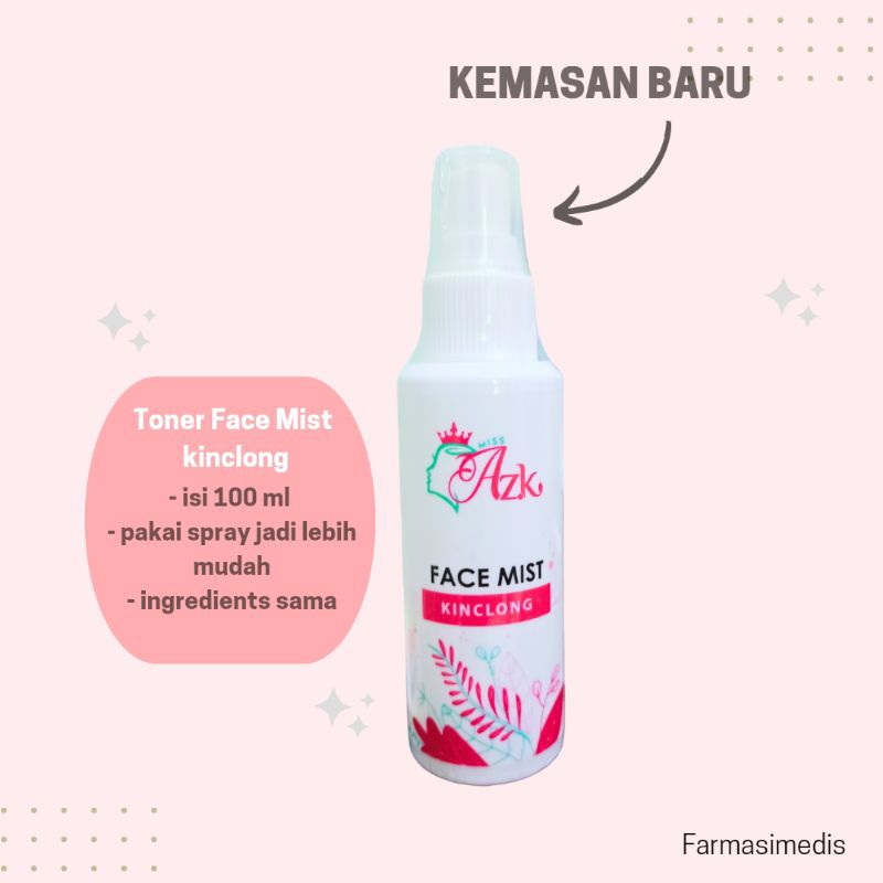 TONER WHITENING BPOM DR AZKA SKINCARE