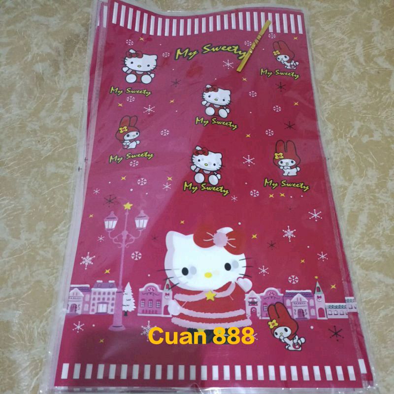 

OPP Ulta 22x40 10lembar Plastik Ulang Tahun Souvenir Snack Karakter Hellokitty