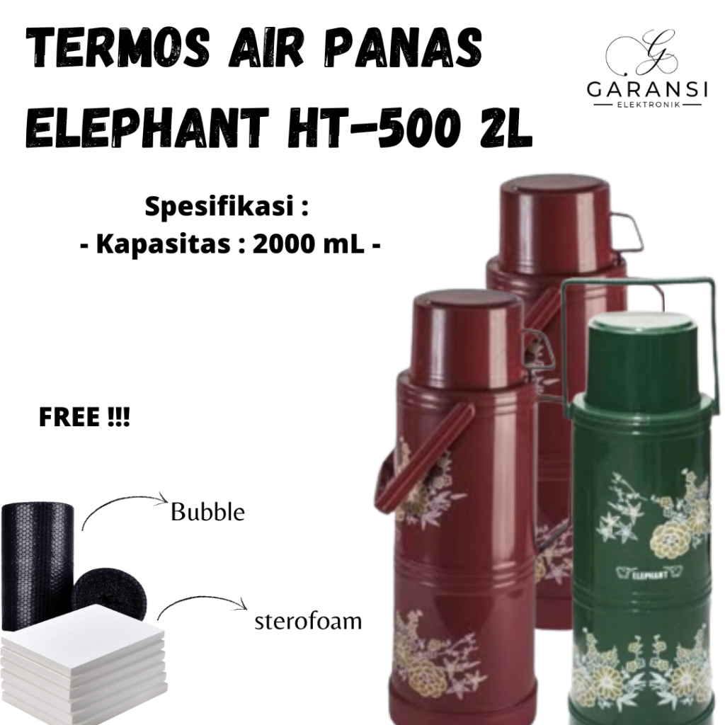 TERMOS AIR PANAS ELEPHANT HT-500 2L