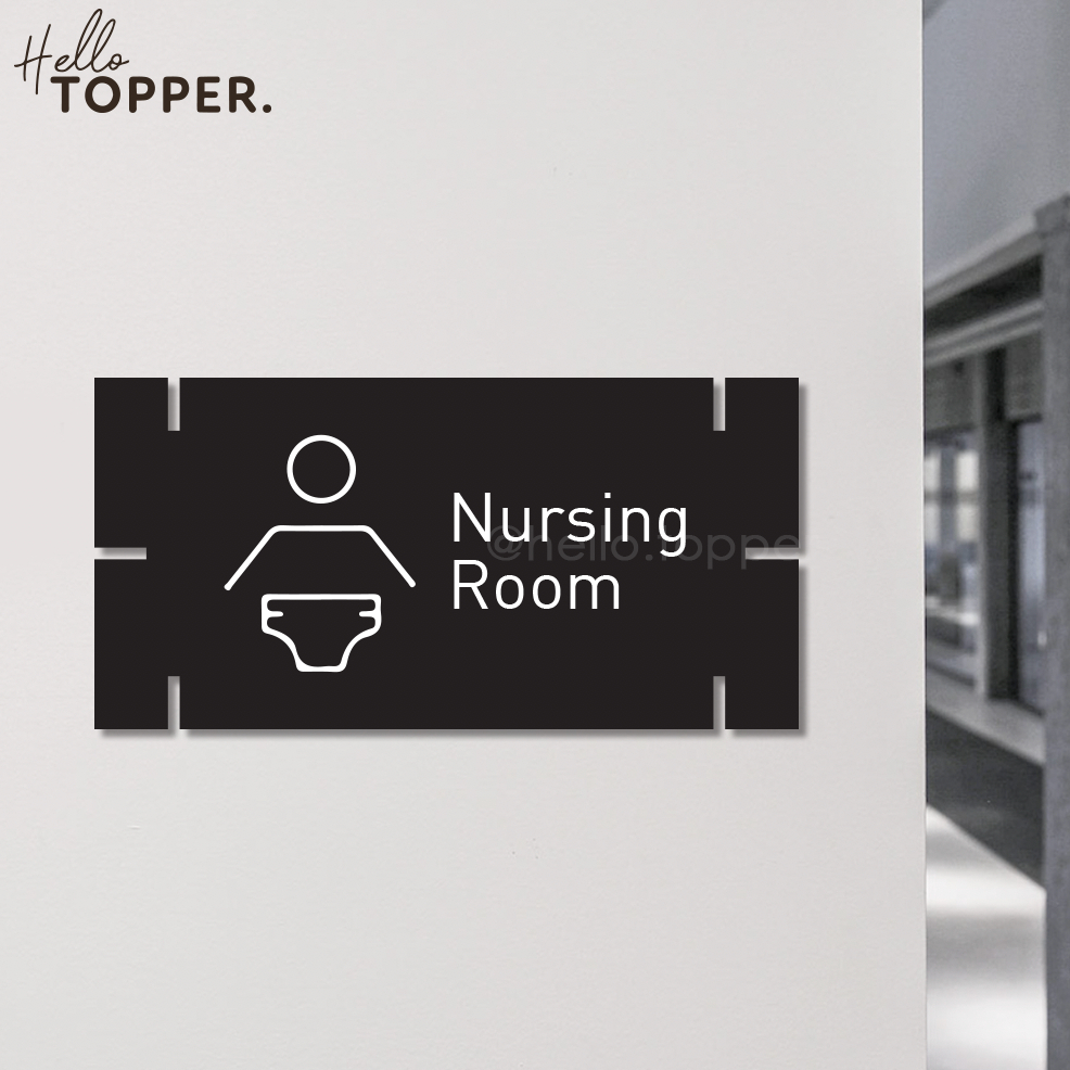 

Nursing Room Signage Acrylic Sign Board Akrilik Papan Label Puzzle