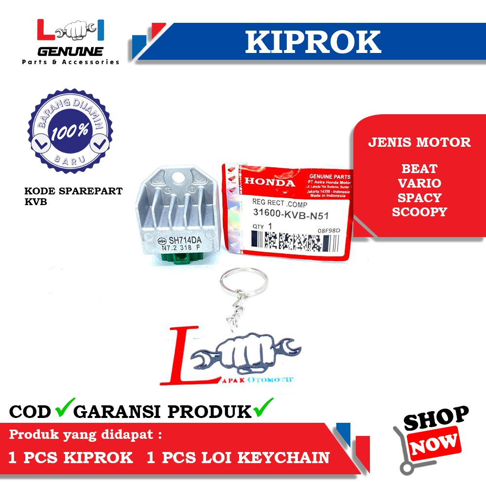 -LOI- KIPROK REGULATOR VARIO 110, BEAT, SCOOPY, SPACY KVB