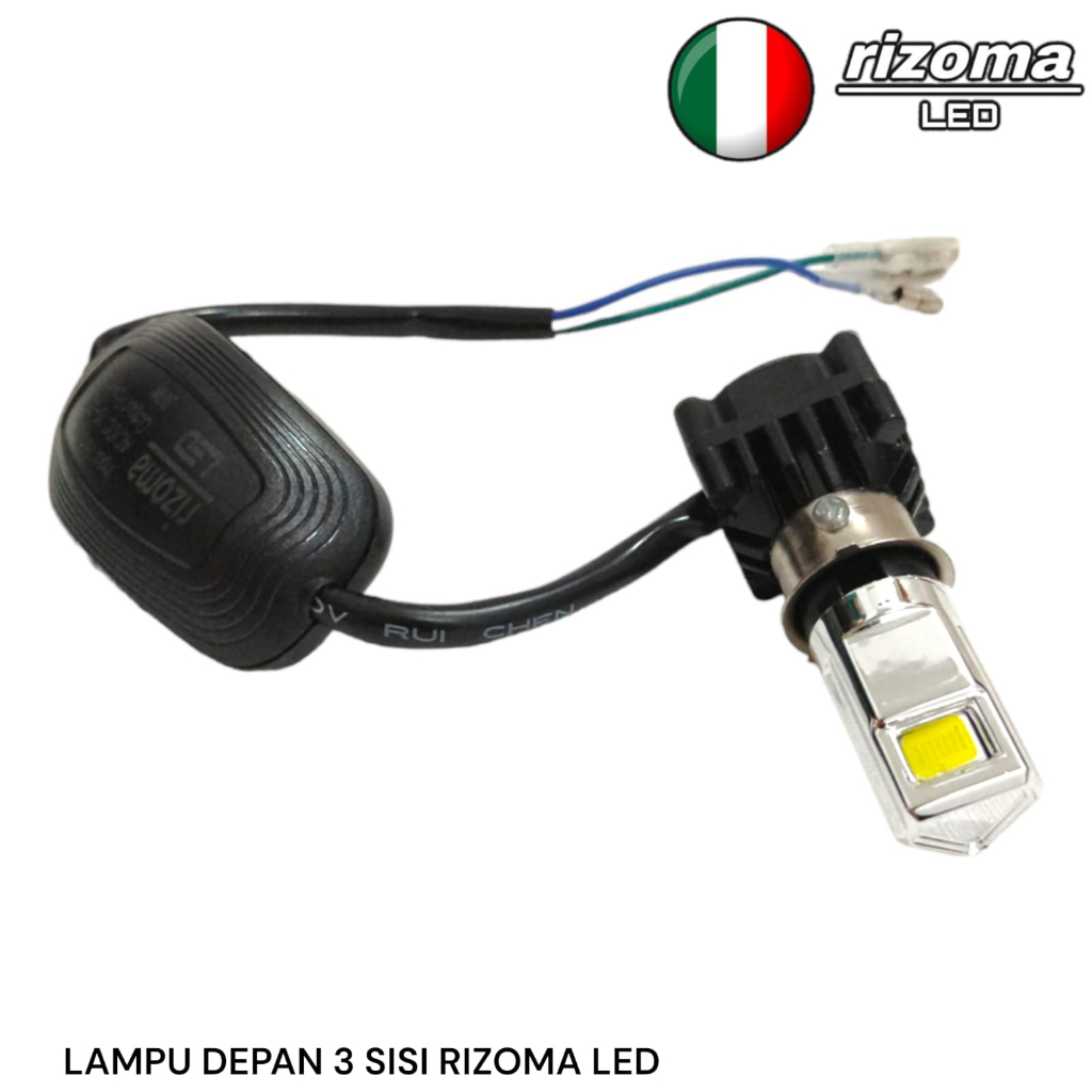 lampu led 6sisi dan 3sisi rizoma lampu led depan motor lampu terang rtd universal