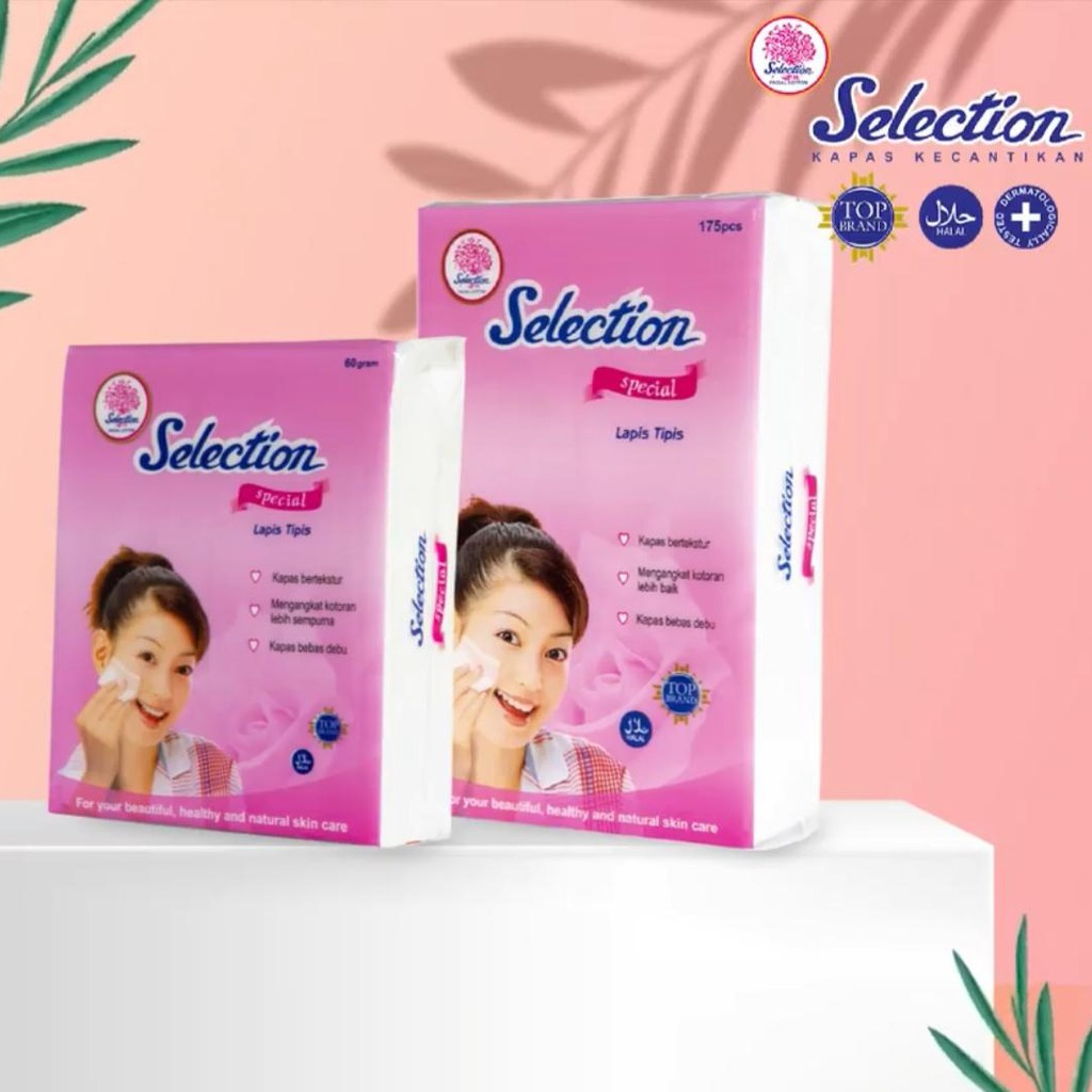 QEILA - Kapas Selection Special Facial Cotton Special Tipis | Kapas Tipis | Kapas Tebal | All Varian