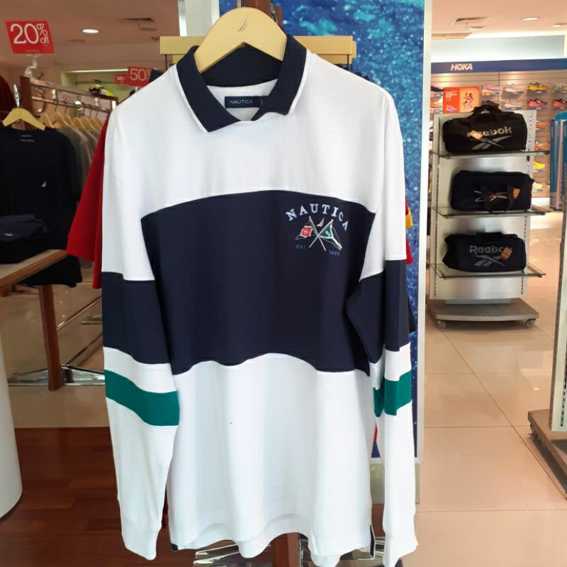 Kaos Lengan Panjang Nautica Original