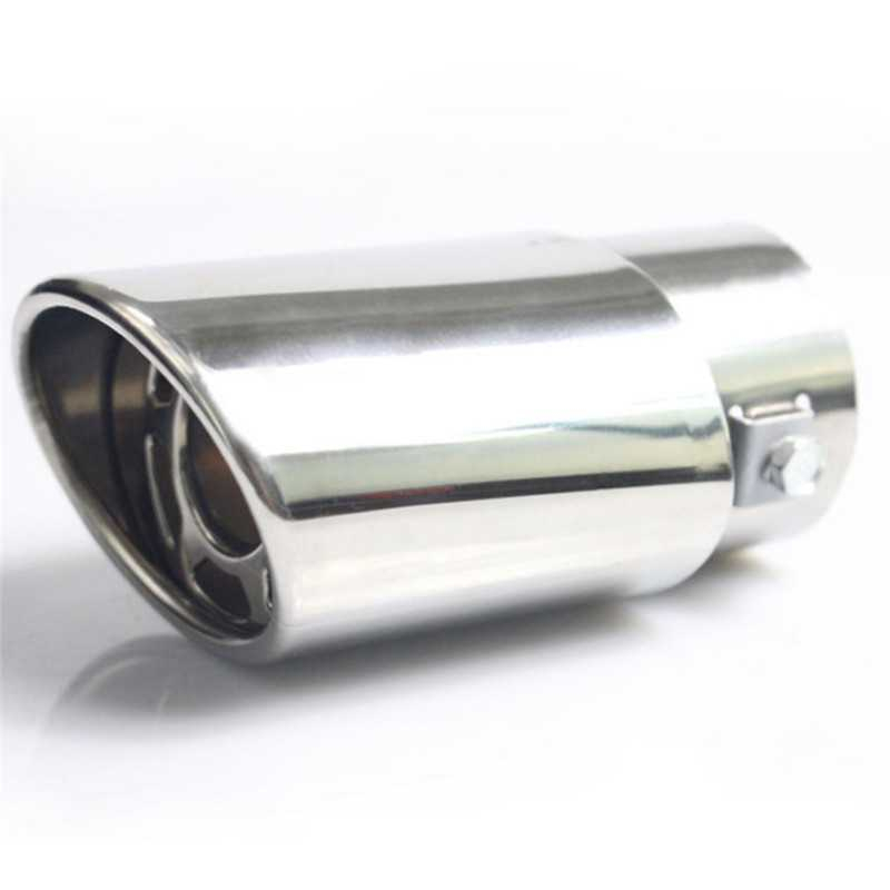 Ujung Knalpot Muffler Cutter Mobil Tailpipe Stainless Steel Aksesoris Kenalpot Mobil Material Anti Karat Berkualitas