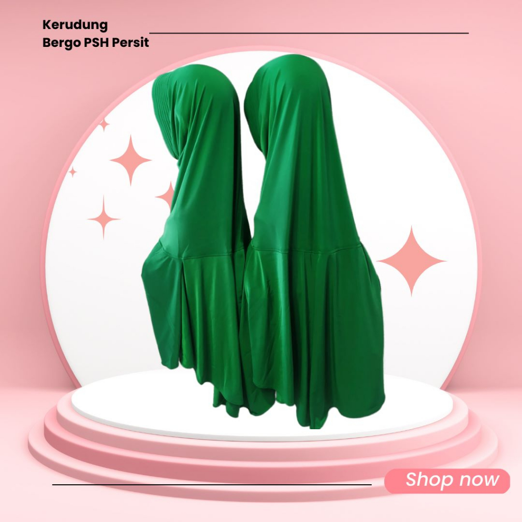 (HABIS) Jilbab/Kerudung Instant Jersey PSO Persit