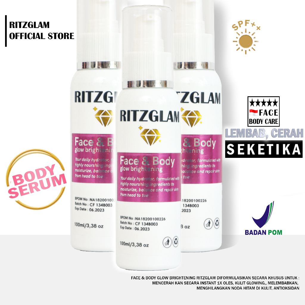 RITZGLAM Reseller  3pcs Collagen Brightening Face &amp; Body - Next Level FaceBody Care