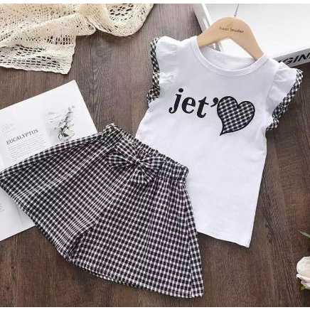 Baju Anak Anak Perempuan Setelan Rok Anak Terbaru 2022 1-5 Tahun