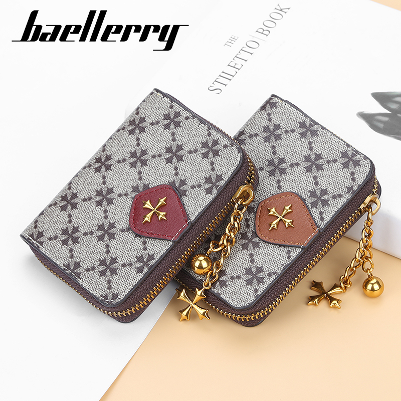 BAELLERRY N5562 Dompet Wanita Kecil Dompet Kartu Kulit PU Leather Premium WATCHKITE WKOS