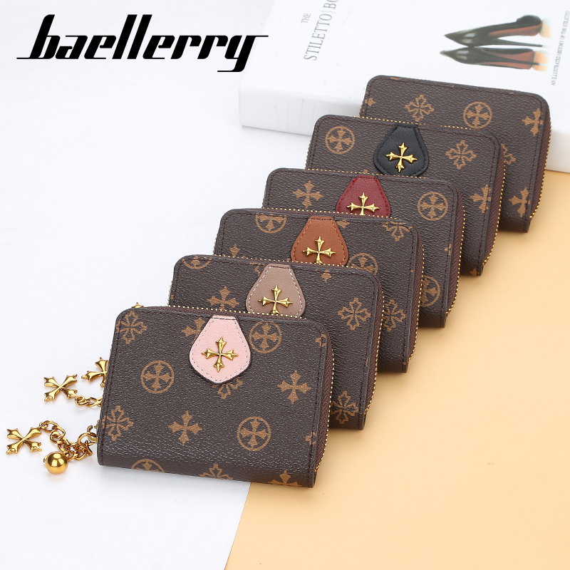 BAELLERRY N5561 Dompet Wanita Kecil Dompet Kartu Kulit PU Leather Premium WATCHKITE WKOS