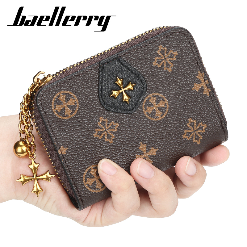 BAELLERRY N5561 Dompet Wanita Kecil Dompet Kartu Kulit PU Leather Premium WATCHKITE WKOS