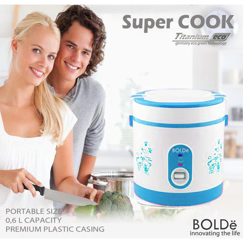 Bolde Super Cook Rice Cooker Penanak Nasi 0.6 L - Random