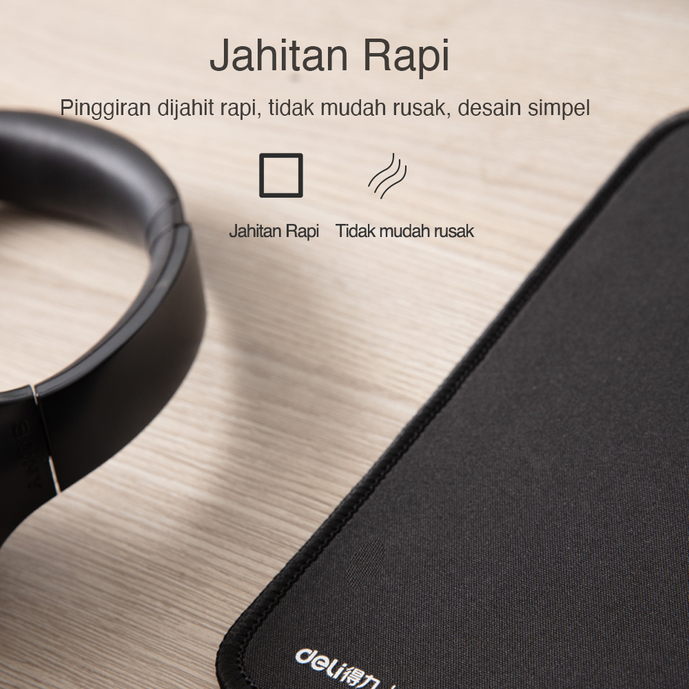 Deli Mouse Pad Mousepad Komputer 250*200*3mm Polos dan Bergambar 83001 33188-3