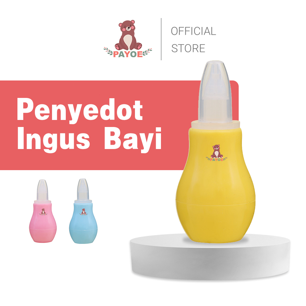 PAYOE Nasal Aspirator Baby Manual Sedot Ingus Bayi Pembersih Hidung Bayi Penyedot Ingus Bayi