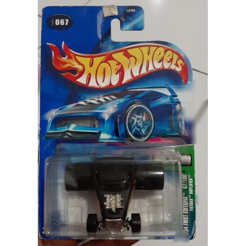 hot wheels Fatbax duplified 2004 first editions hitam