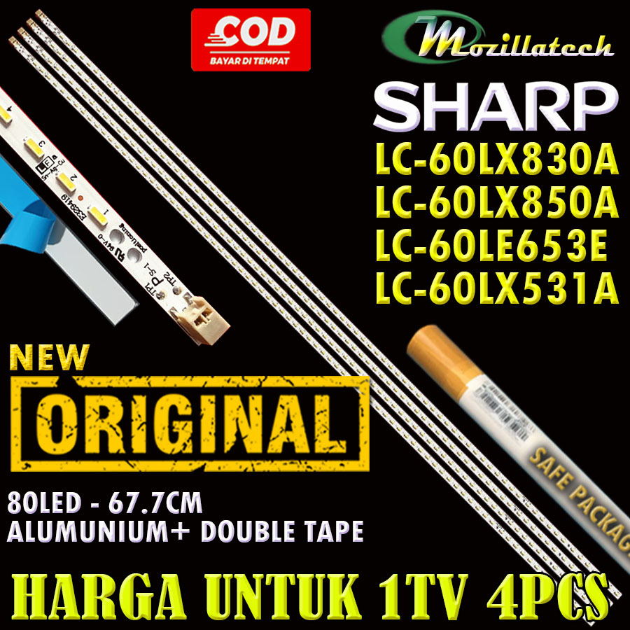 BACKLIGHT TV LED SHARP LC-60LX830A LC-60LX850A LC-60LE653E LC-60LX531A LC60LX830A LC60LX850A LC60LE653E  LC60LX531A 60LX830A 60LX850A 60LE653E  60LX531A