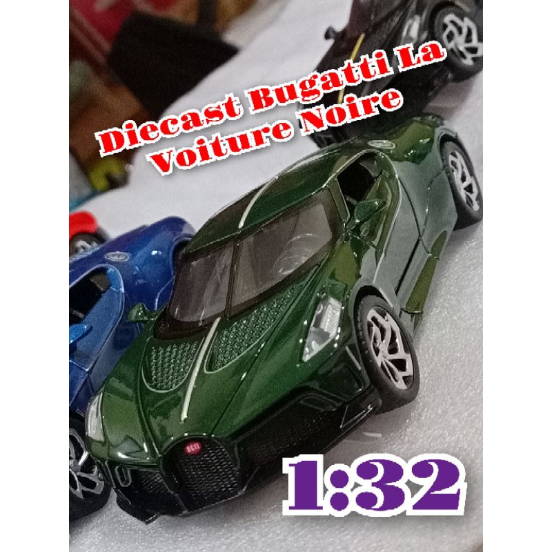 DIECAST MINIATUR MOBIL PAJANGAN BUGATTI LA VOITURE NOIRE