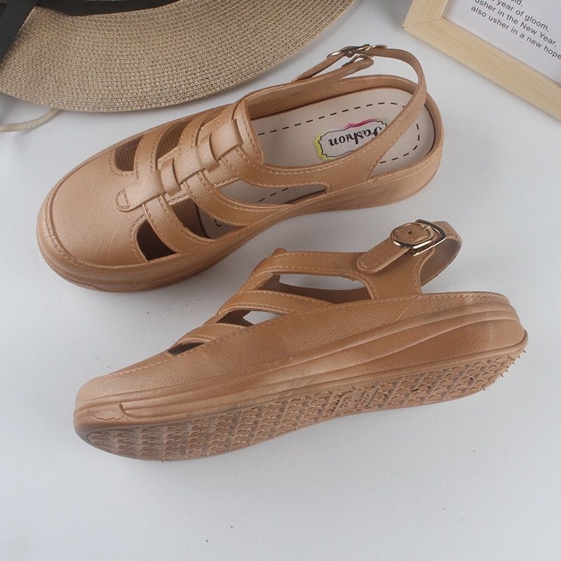 Sepatu Wedges Tali Wanita Glory Import High Quality RF