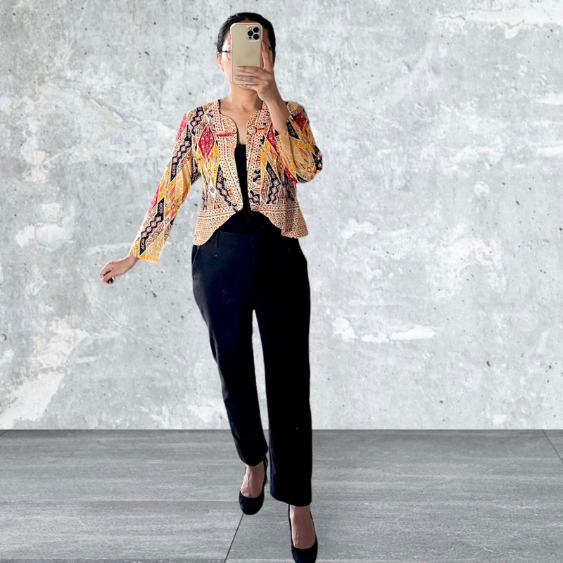 Giordano celana formal wanita celana sidang warna hitam pekat