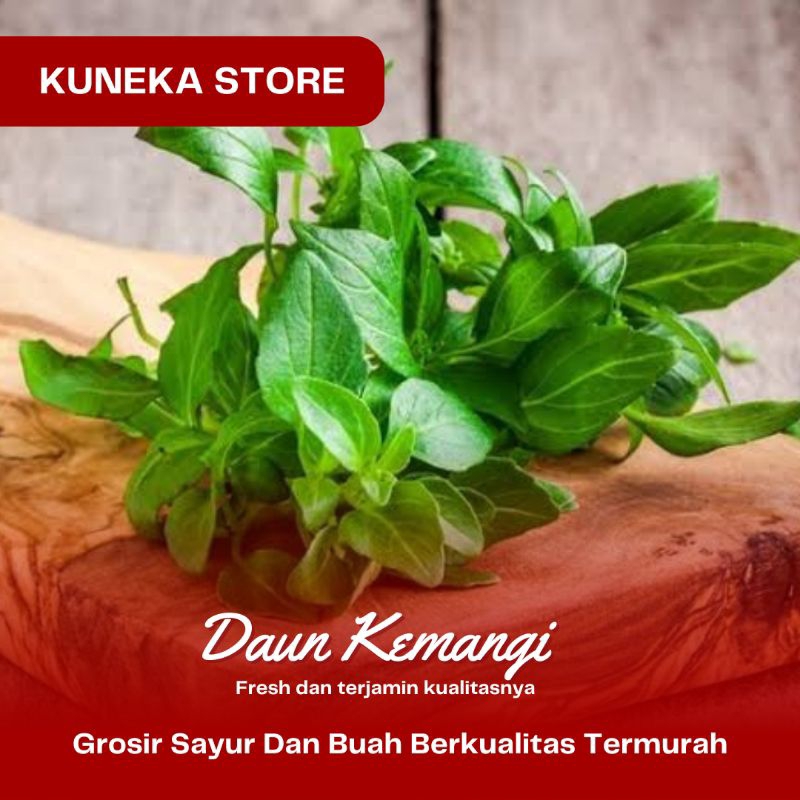 

DAUN KEMANGI SEGAR PERIKAT LALAPAN SAYUR SEGAR FRESH TERLARIS TERMURAH