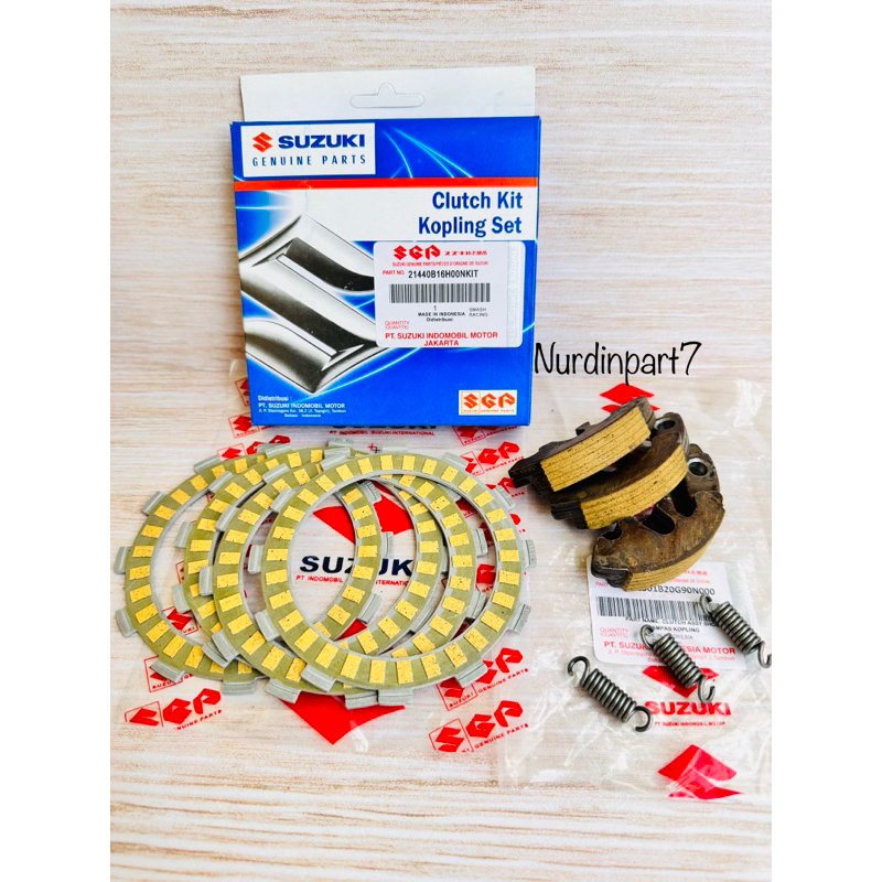 Kampas Ganda + Kampas kopling Suzuki Smash 110 Lama Smash New Smash Titan ori