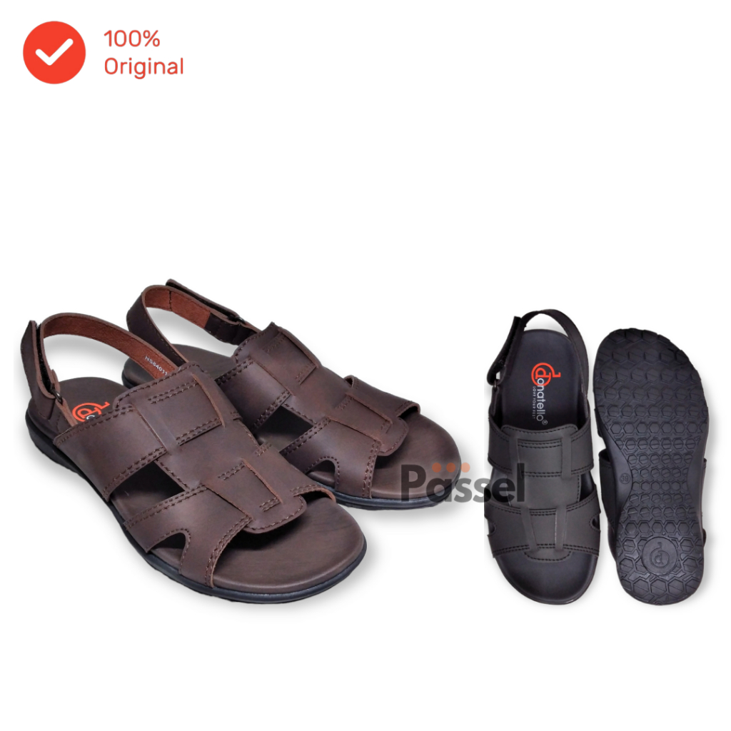 Donatello Sz. 38-44 Sepatu Sandal Slip on  Pria Kasual  | NS84011 / NS84012