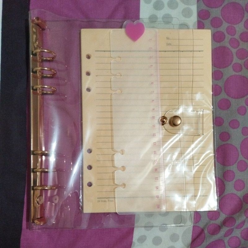 

Paket Binder A5 Rose Gold Kertas Pengaris