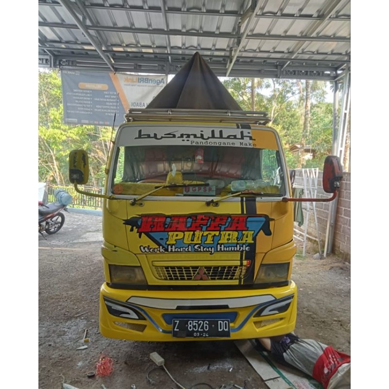Bamper truck canter lampu patriot