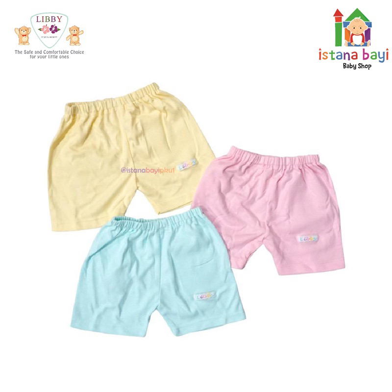 Libby Celana Pendek Warna - Celana bayi 1 Pcs