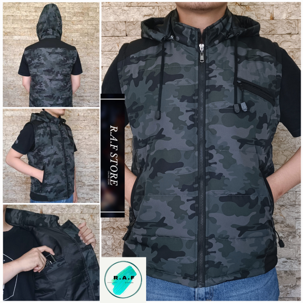 Rompi Loreng Parasut - Army - Rompi Motor - Rompi Anti Air dan Angin