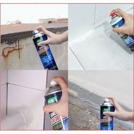 LS Spray Anti Bocor Tahan Air Atap-Roof Glue Exterior Wall Spray Tambal Anti Retak