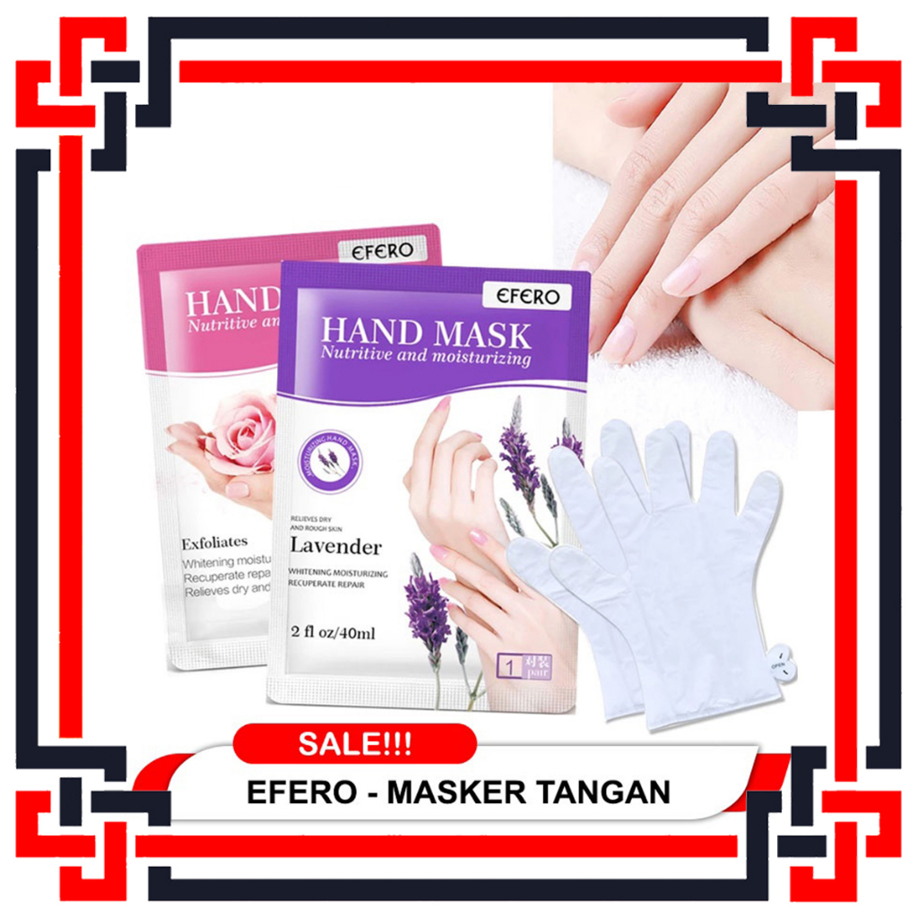 LS Efero Hand Mask Masker Tangan Melembutkan Melembabkan Tangan Kering
