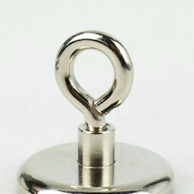 Magnet Gantungan Sheep Eye Hook Strong Neodymium 66kg snf42 Silver