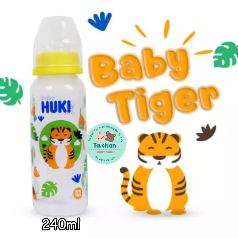 Huki Botol Susu Dot Gepeng Orthodontic 240ml 120ml