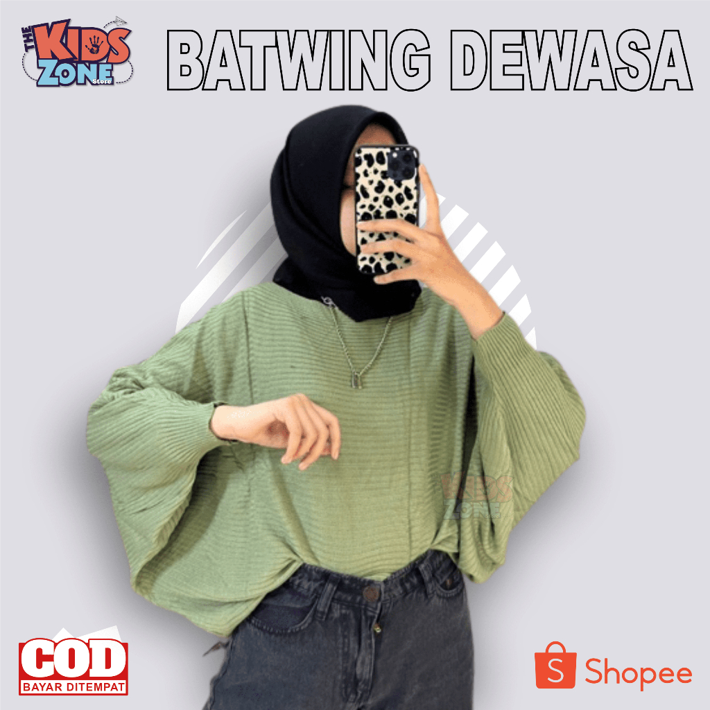Blouse batwing rajut lasperal betwing rajut sweater rajut lasperal bluss batwing
