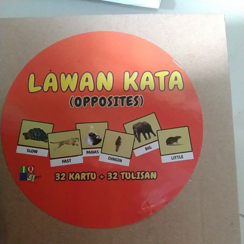 lawan kata tulisan