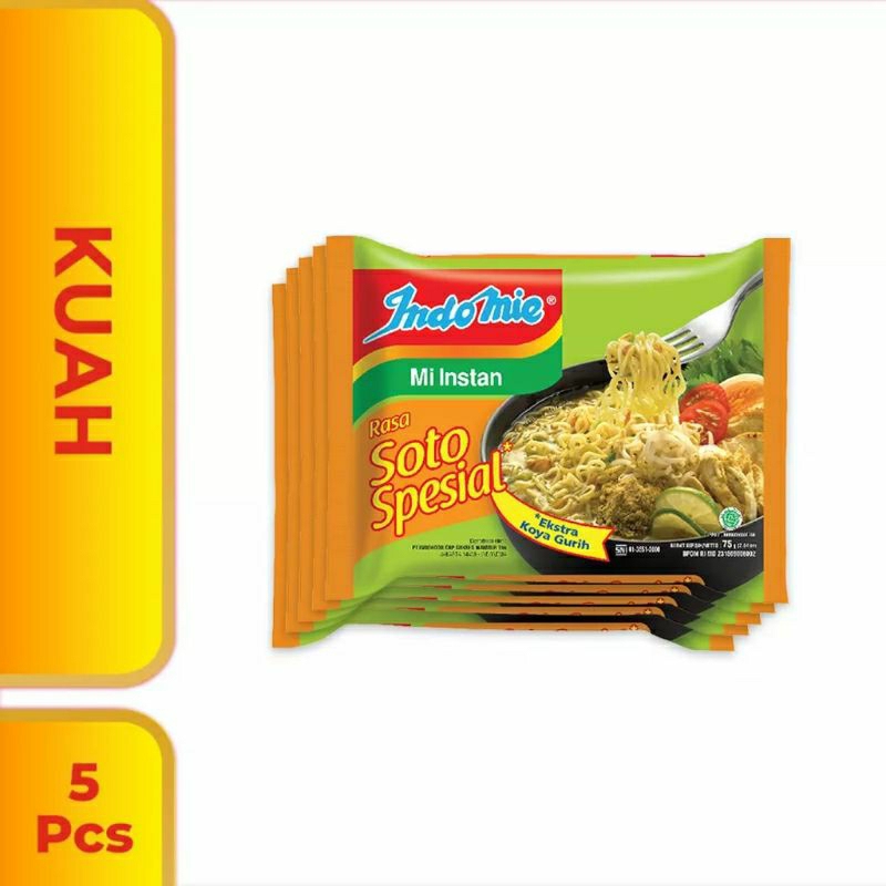 

5 Pcs - Indomie Kuah Soto Spesial