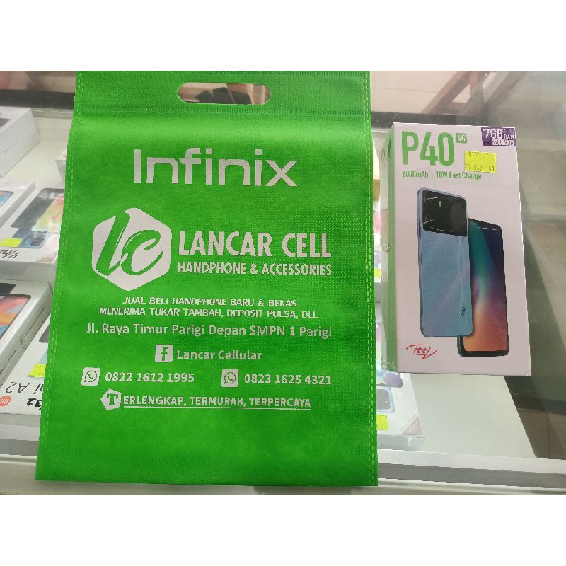 ITEL P40 4G 6000mAh RAM 7GB 4+3GB/64GB GARANSI RESMI ITEL INDONESIA