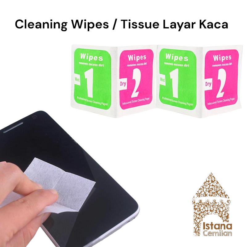 Tissue HP Cleaning Wipes Tisu Pembersih Kaca Layar Handphone