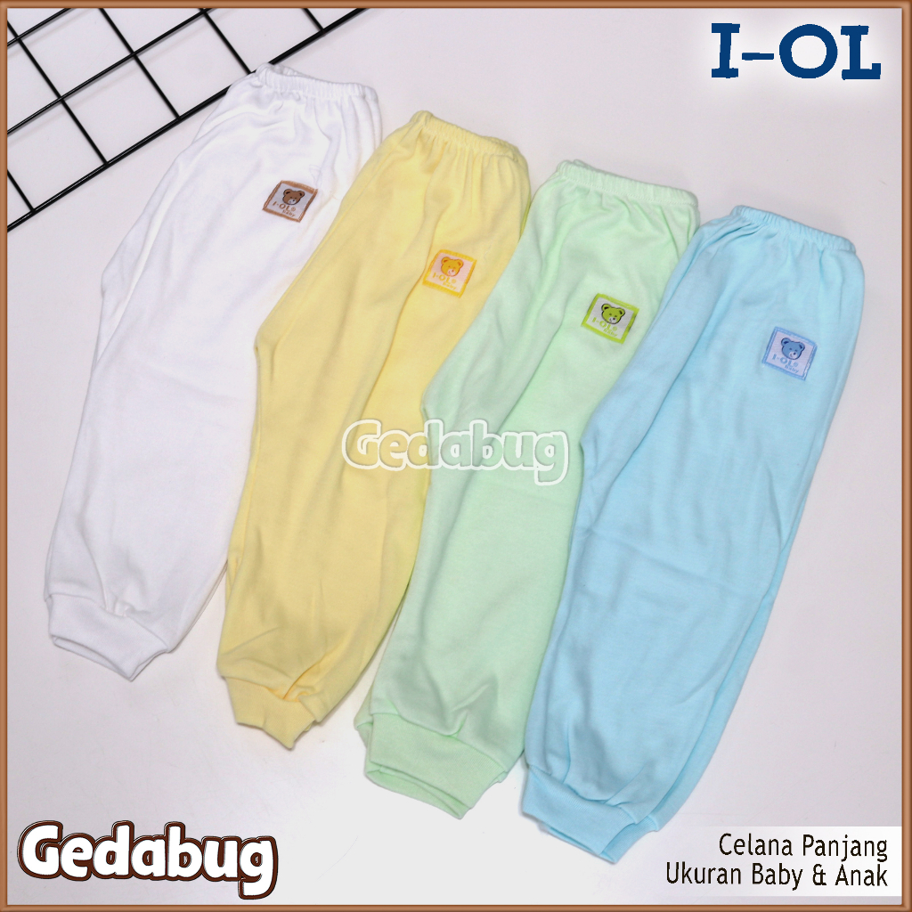 Celana Anak Panjang I-OL Polos | Celana Baby &amp; Anak | Gedabug