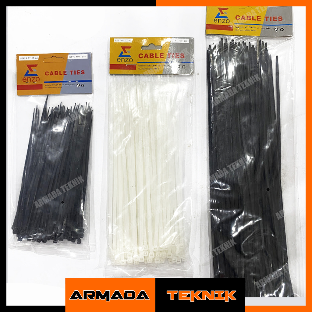 

Cable Ties Enzo Berbagai Ukuran