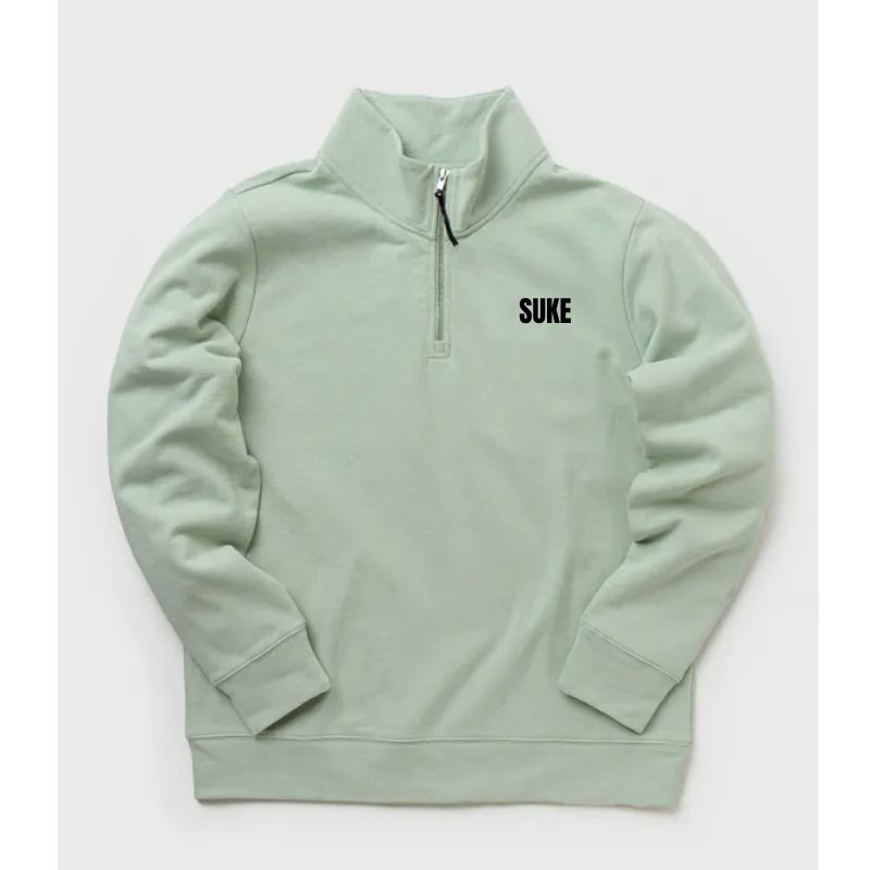 Sweater Rugby half zip suke Hitam / Sweater Zipper / Sweater Resliting / Sweater Turtleneck