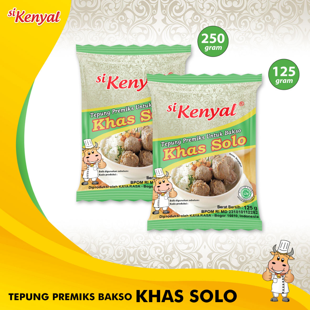 

Tepung Premiks Untuk Bakso Khas Solo 125gr Sikenyal