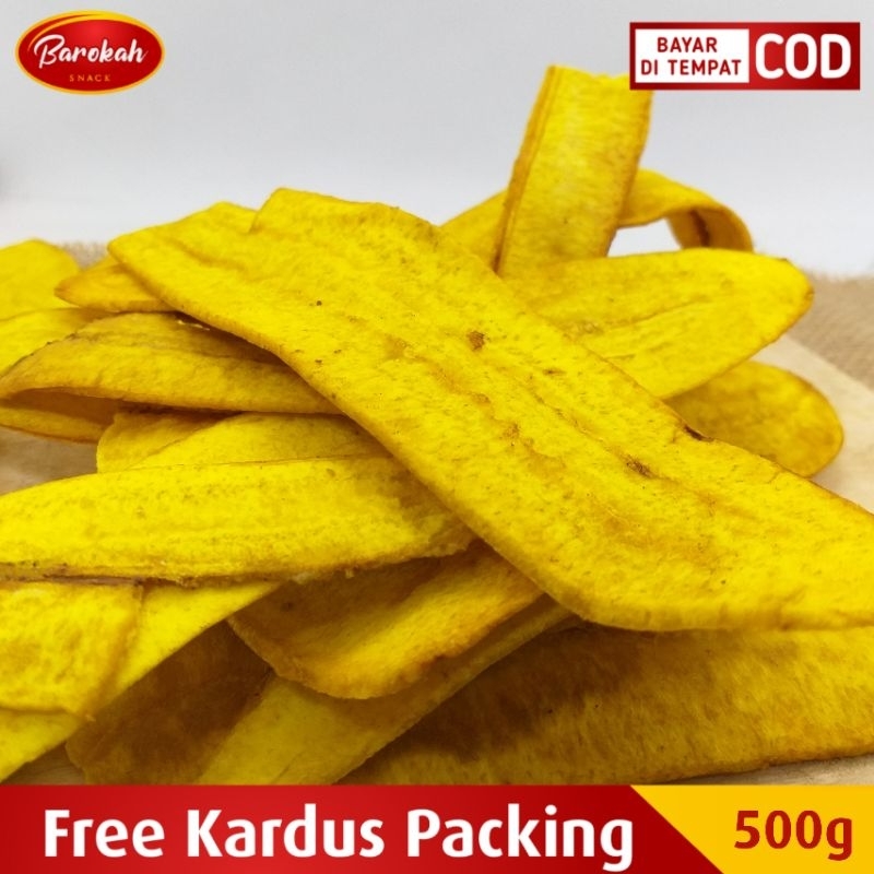 

Aneka Snack Kiloan Keripik Pisang Rasa Original Kiloan 500 Gram