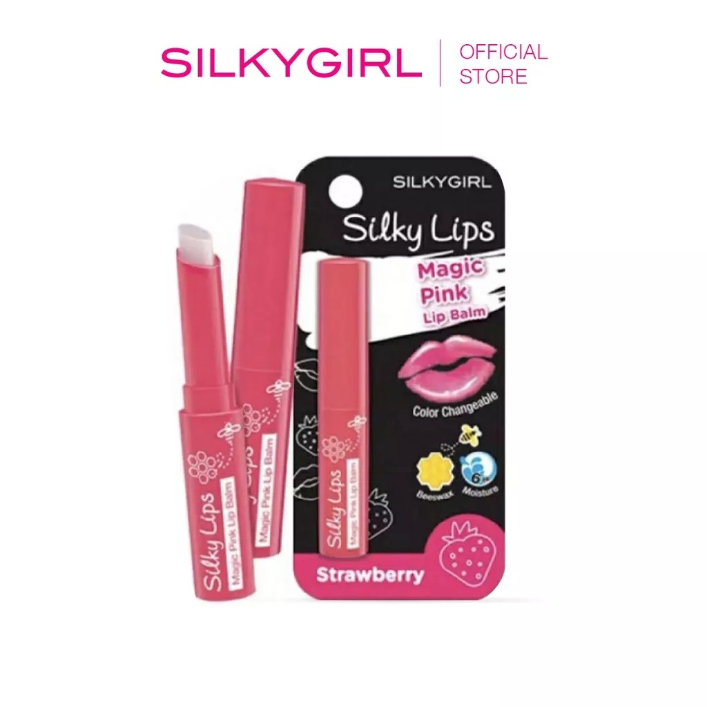 SILKYGIRL Magic Lip Balm Pink Cherry / Strawberry / Fragrance Free