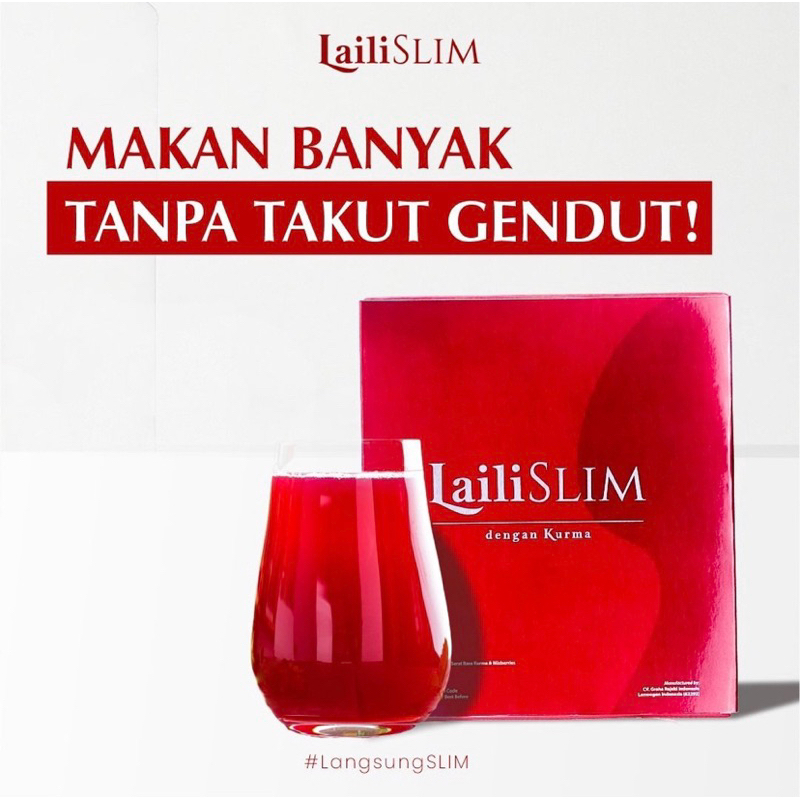 LAILI SLIM MINUMAN FIBER PELANGSING BADAN