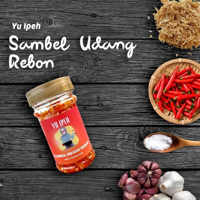 

Sambel Udang Pedes Yu Ipeh Kemasan 150gr